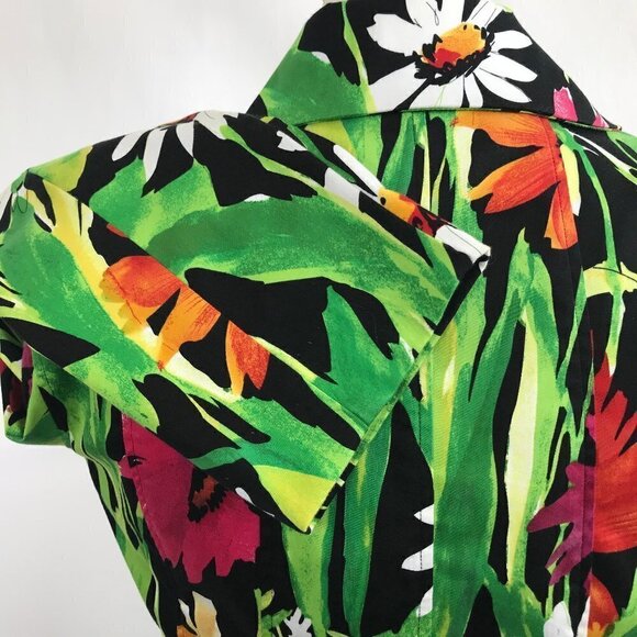 Chico's Lightweight Summer Floral Jacket/Blazer - Picture 8 of 15